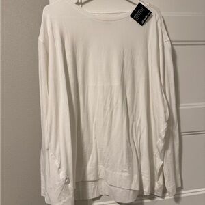 Eddie Bauer Women's White Long Sleeve Top